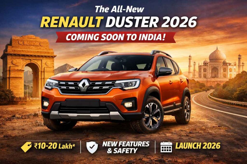 All-new Renault Duster 2026 coming soon to India with expected price range and safety features banner