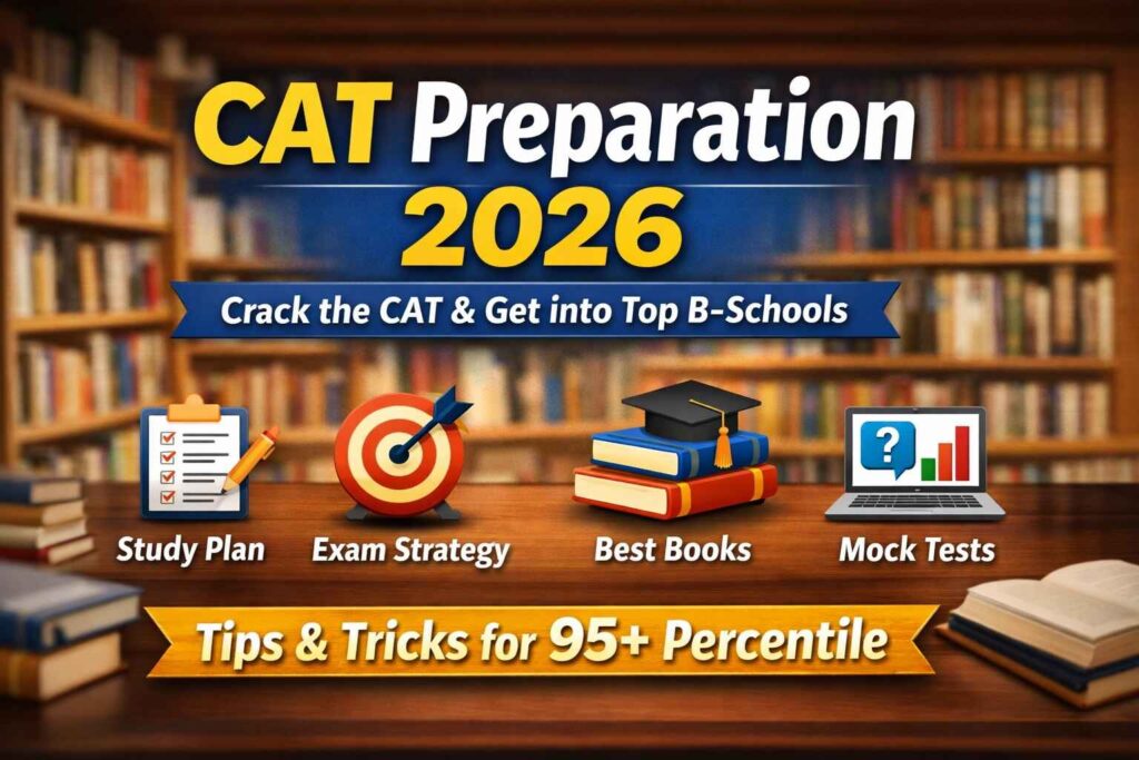 CAT Preparation 2026 study plan, exam strategy, syllabus and preparation tips for MBA entrance exam CAT 2026