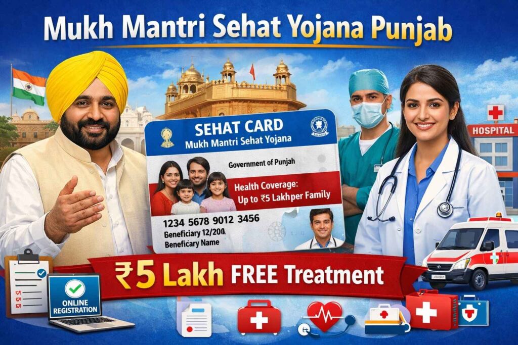 Mukh Mantri Sehat Yojana Punjab Sehat Card Health Insurance Scheme