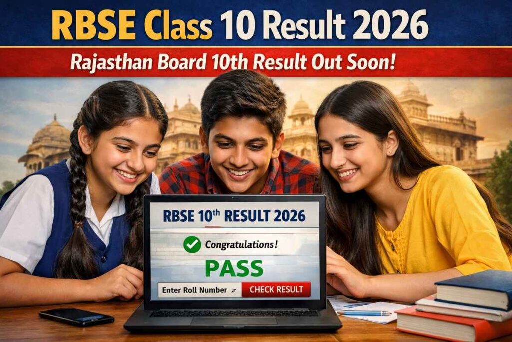 Rajasthan Board Exams 2026 RBSE Class 10 Result