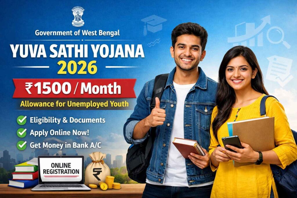 Yuva Sathi Yojana 2026 online registration and ₹1500 monthly allowance for unemployed youth