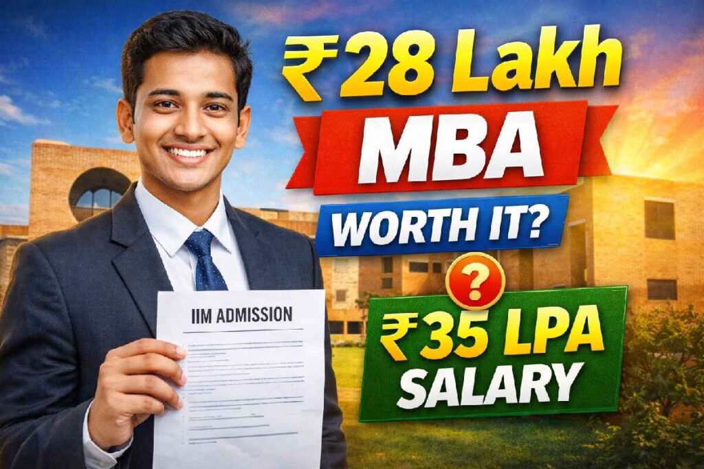 IIM Ahmedabad MBA Fees 2026: ₹28 Lakh Cost, Hidden Expenses & ROI Explained IIM Ahmedabad MBA fees 2026 ₹28 lakh ROI salary comparison