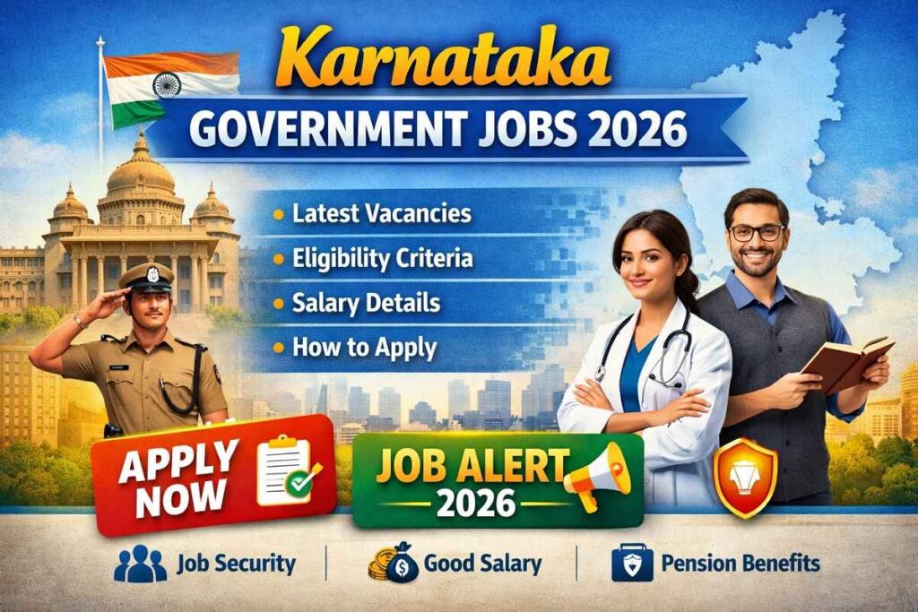 Karnataka Government Jobs 2026 notification with latest vacancies, eligibility, salary details, and application process for candidates